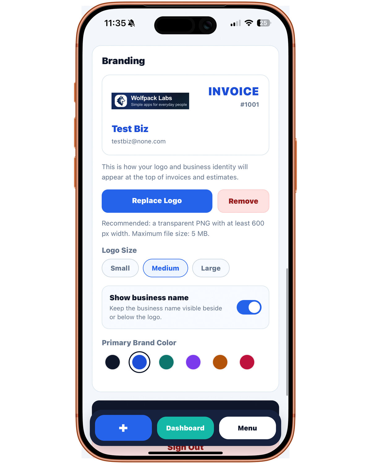 WP Labs: Invoice branding and document customization for freelancers